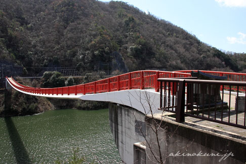 八田原ダムの夢吊橋