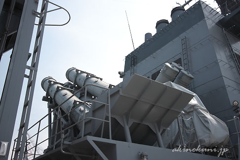 護衛艦 いなづま DD-105 艦対艦ミサイル発射装置