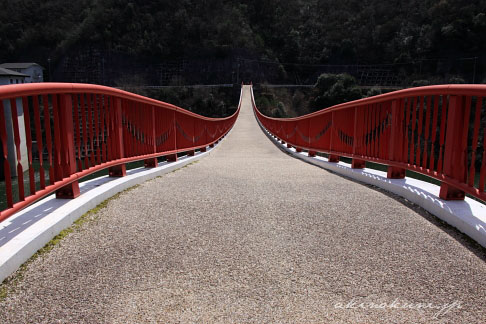 八田原ダムの夢吊橋