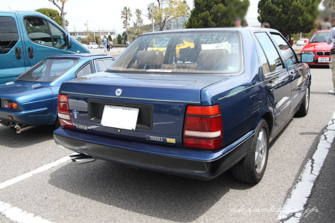 第12回 瀬戸内与島ヨーロッパ車ミーティング ランチア・テーマ・8.32（Lancia Thema 8.32）リア