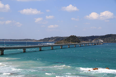 角島大橋 本州側駐車場から