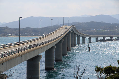 角島大橋 角島側展望台から