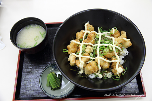 吉和SAのあわび茸てりマヨ丼