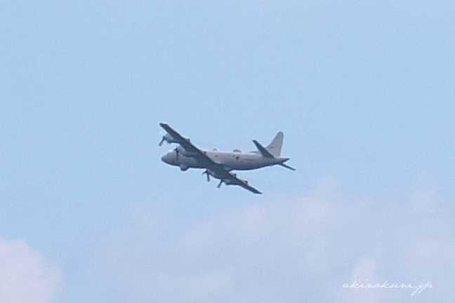 岩国基地を飛び立った自衛隊機は電子戦データ収集機 EP-3