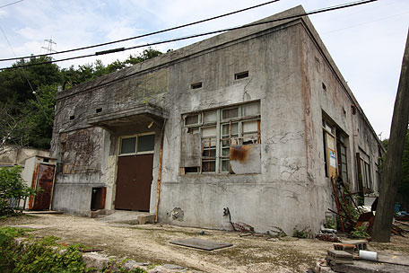 大久野島毒ガス工場 検査工室跡