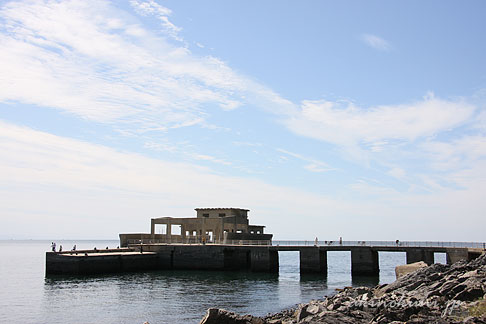 大津島　回天発射訓練基地（魚雷発射試験場）