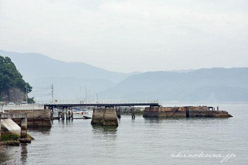 大入魚雷遠距離発射場跡 向きを変えて