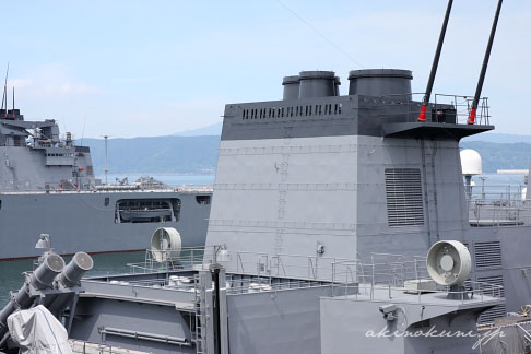 むらさめ型護衛艦「さみだれ」長距離音響装置LRAD(?)