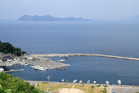 上関町白井田地区の港