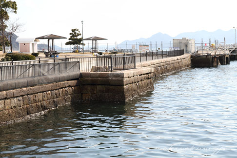 宇品中央公園の陸軍桟橋（六管桟橋）