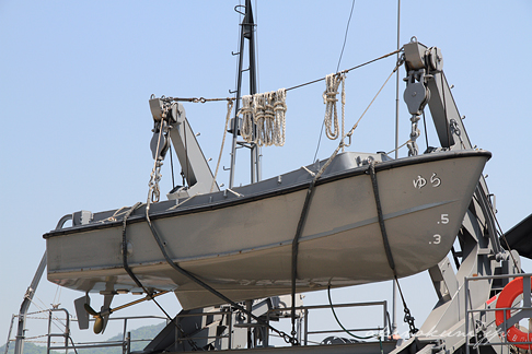 Eバースの輸送艦「ゆら」の内火艇