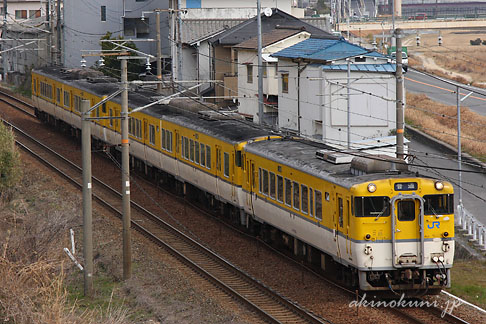 横川～西広島を走るキハ40系5連（下り）