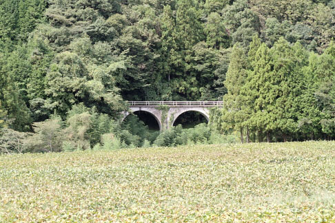 今福線 佐野町？ 最初に渡った橋りょうを横から