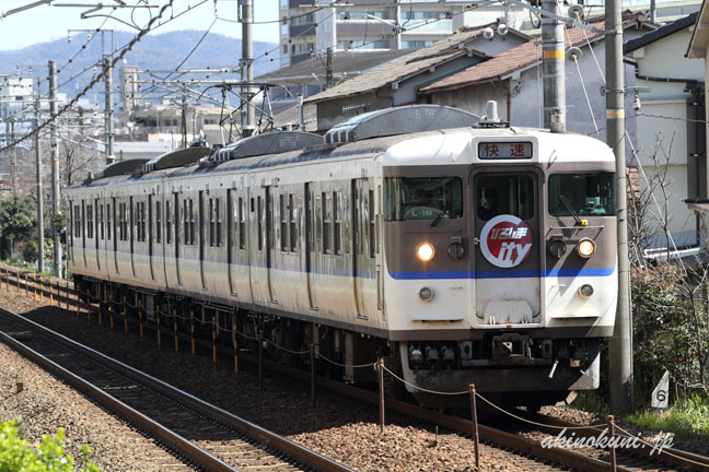 臨時列車　115系シティライナー　L-10編成