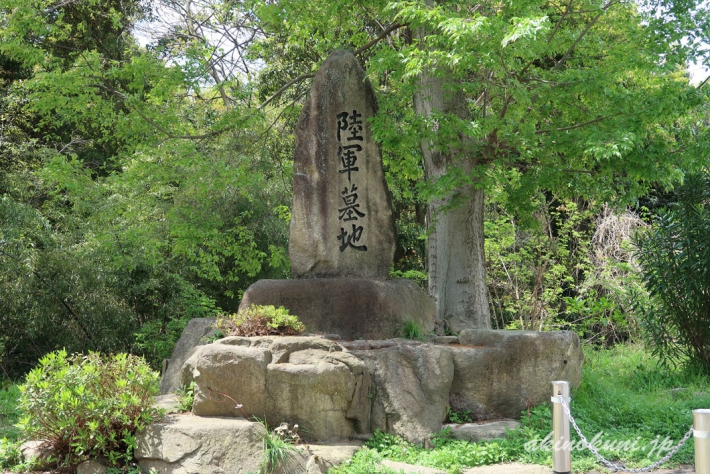 比治山の陸軍墓地