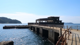 大津島 回天訓練基地（魚雷発射試験場）跡