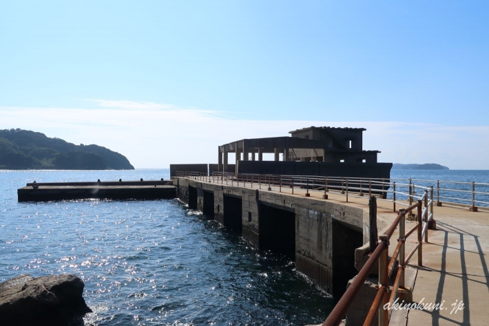 大津島 回天訓練基地（魚雷発射試験場）跡