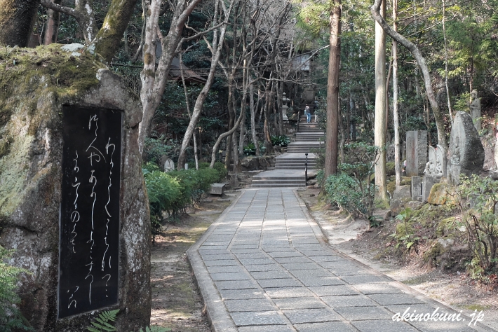 三瀧寺 参道-3