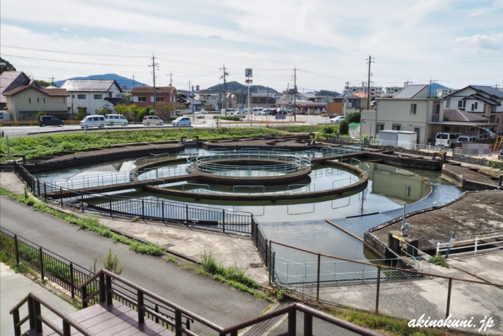 防府総合用水の円筒分水工