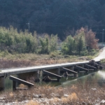 太田川の沈下橋 程原橋