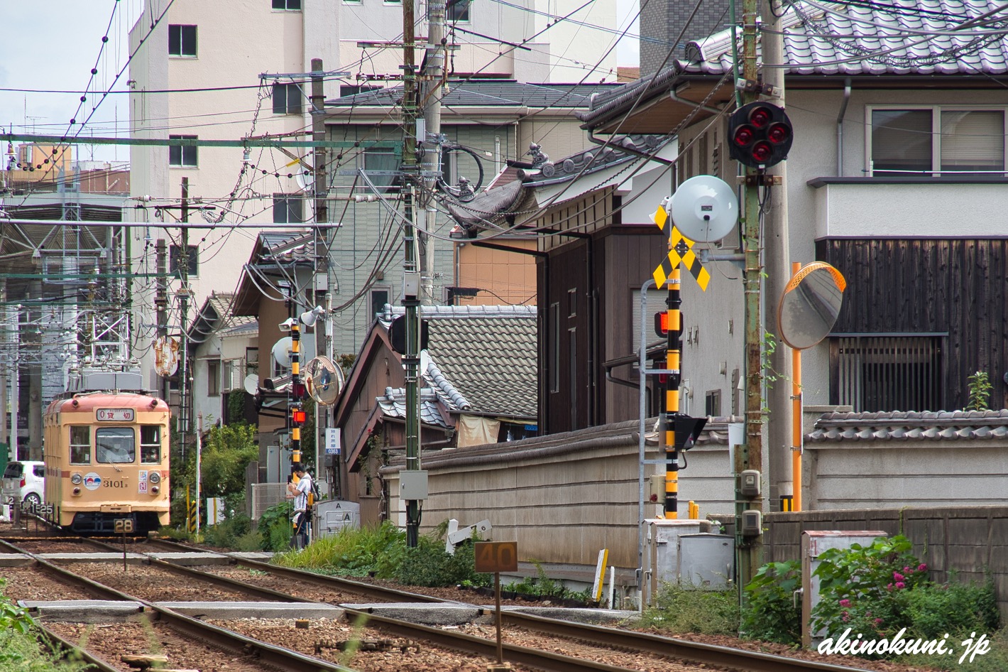 西広島駅を出発した3101号 2022年10月8日