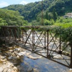 備後八幡駅と帝国製鉄を結ぶトロッコの遺構