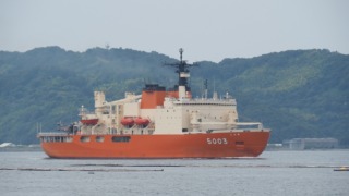 砕氷艦 しらせ AGB-5003 2023年9月