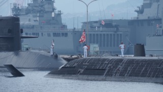 国旗(船首)国旗・自衛隊旗掲揚 2025年6月8日