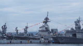 呉湾艦船めぐりで満艦飾 2026年2月11日 建国記念の日